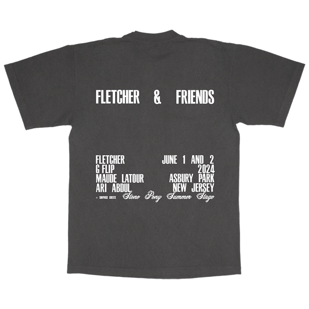 VINTAGE BLACK 2024 FLETCHER & FRIENDS TEE Back