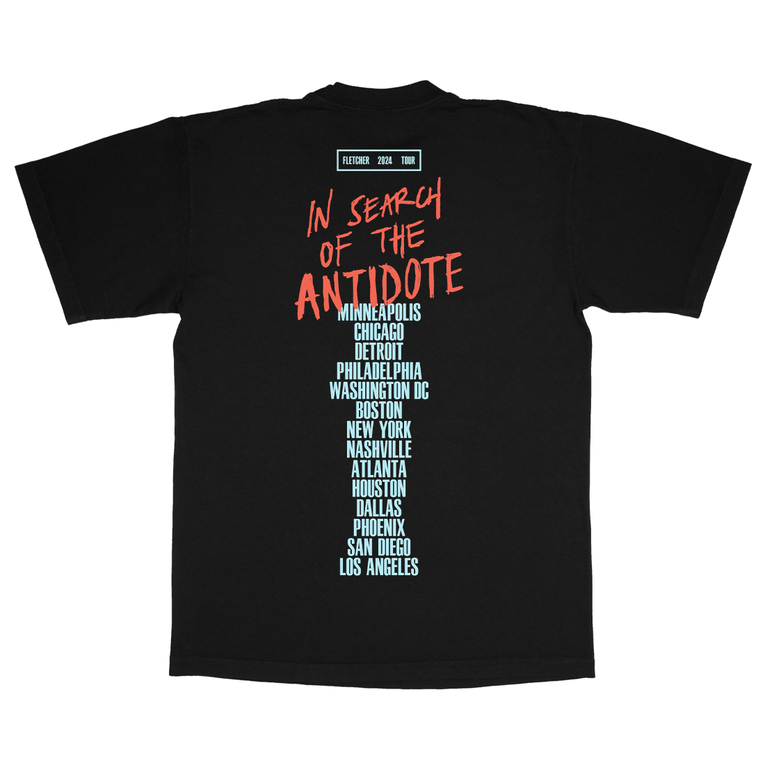 Black Antidote Dateback Tour Tee
