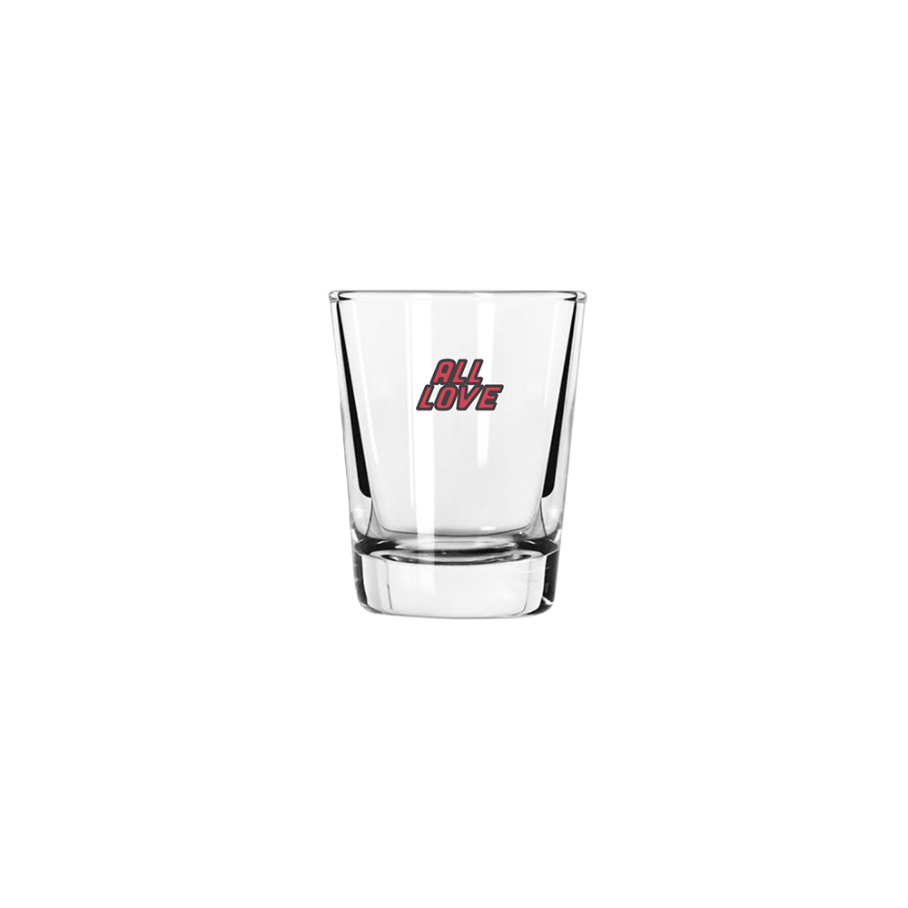 ALL LOVE SHOT GLASS