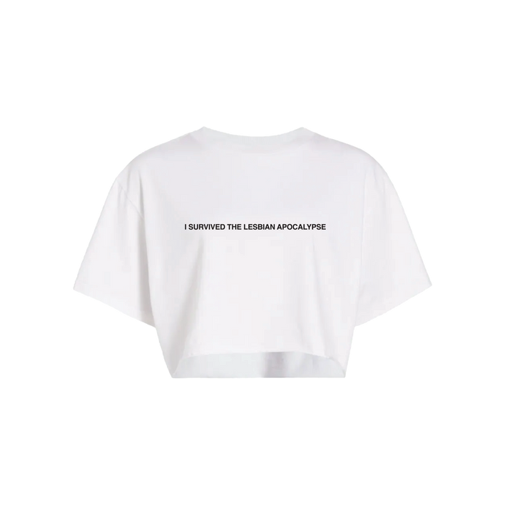 I Survived The Lesbian Apocalypse Cropped Tee