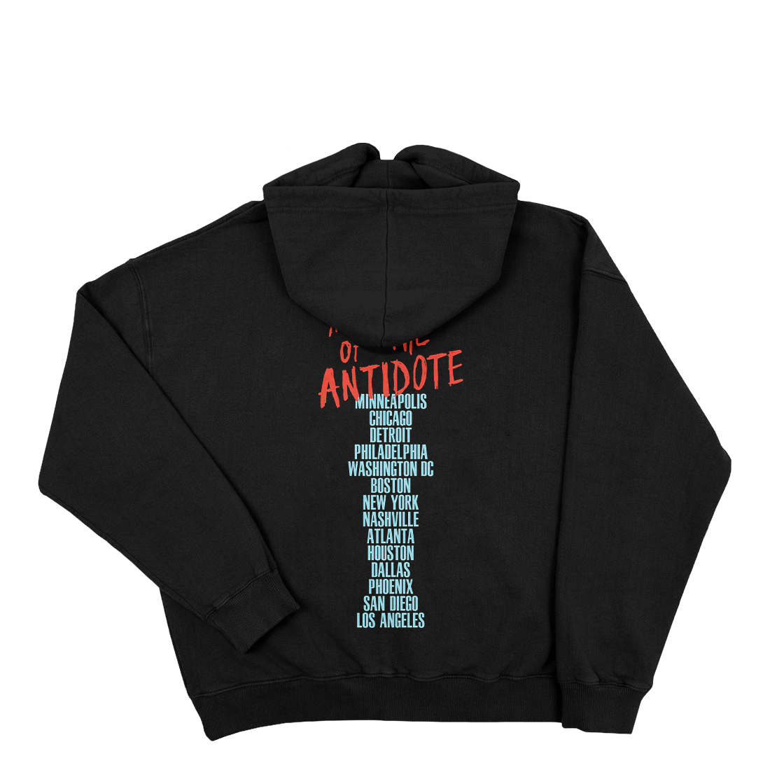 Black Antidote Dateback Tour Zip-hoodie