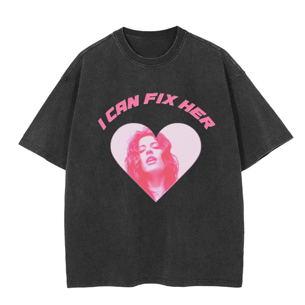 VINTAGE BLACK I CAN FIX HER TEE